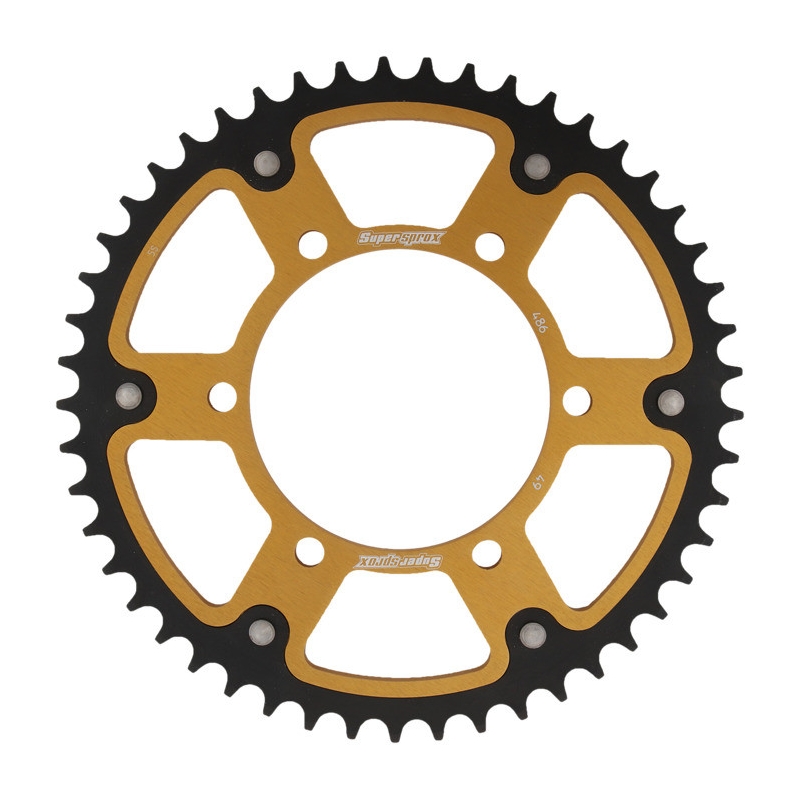 Foaie spate SUPERSPROX STEALTH auriu 49T, 520