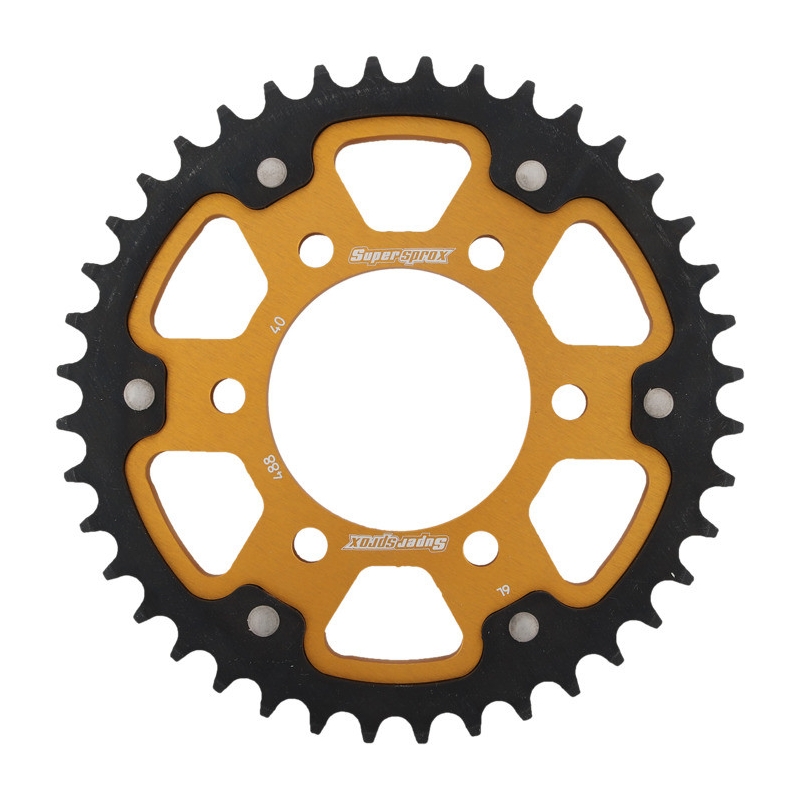 Foaie spate SUPERSPROX STEALTH auriu 40T, 530