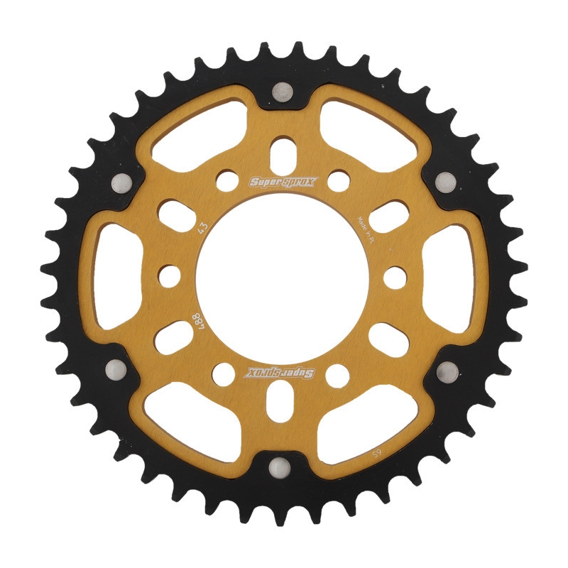 Foaie spate SUPERSPROX STEALTH auriu 43T, 530