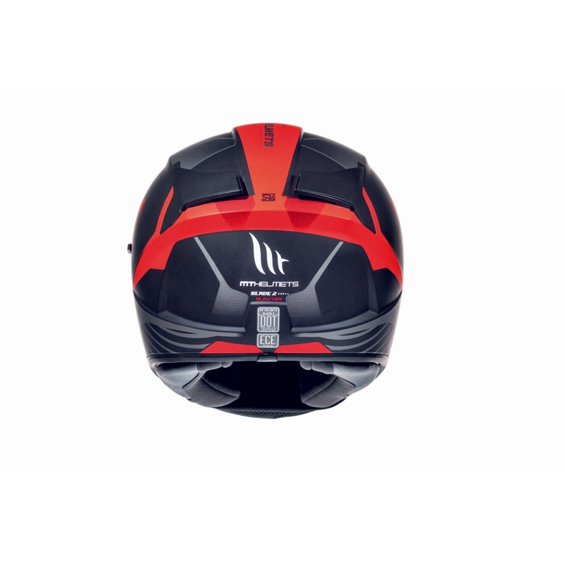MT Blade 2 SV Blaster cască de motocicletă integrală negru mat-roșu