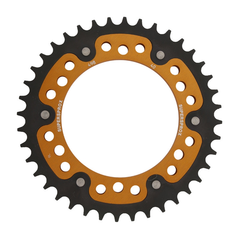Foaie spate SUPERSPROX STEALTH auriu 40T, 525