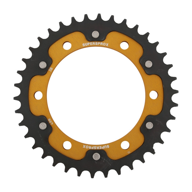 Foaie spate SUPERSPROX STEALTH auriu 38T, 530