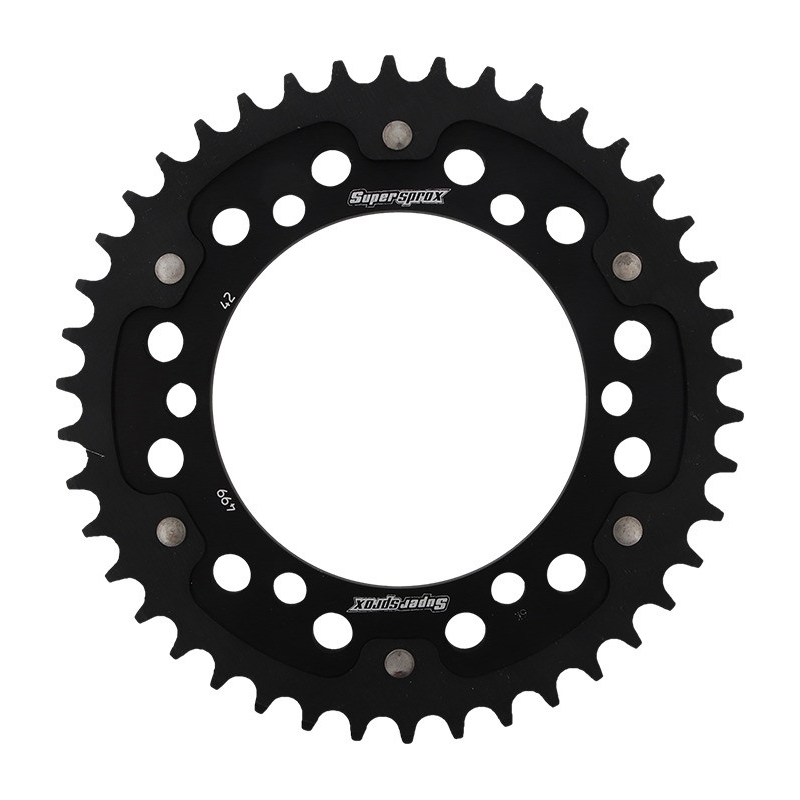 Foaie spate SUPERSPROX STEALTH Negru 42T, 530