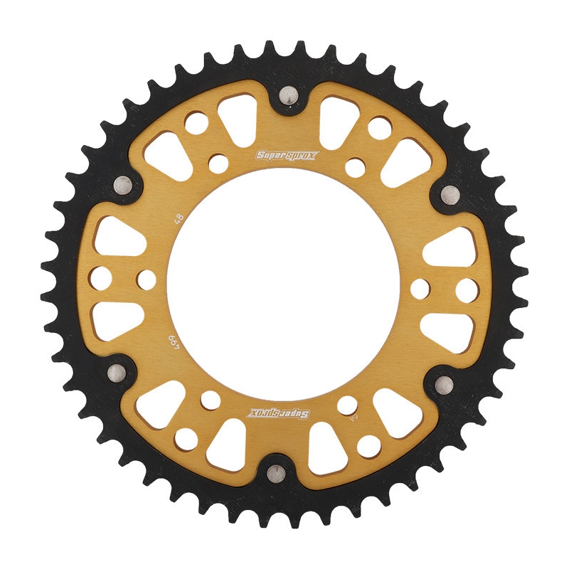Foaie spate SUPERSPROX STEALTH auriu 48T, 530