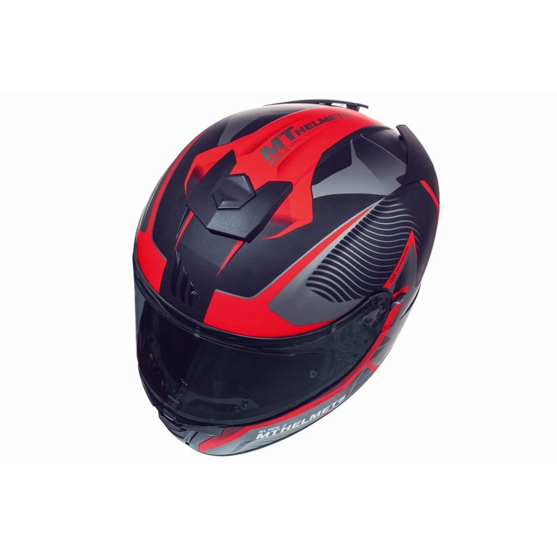 MT Blade 2 SV Blaster cască de motocicletă integrală negru mat-roșu