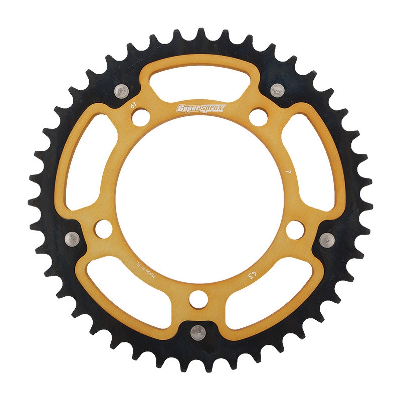 Foaie spate SUPERSPROX STEALTH auriu 43T, 525
