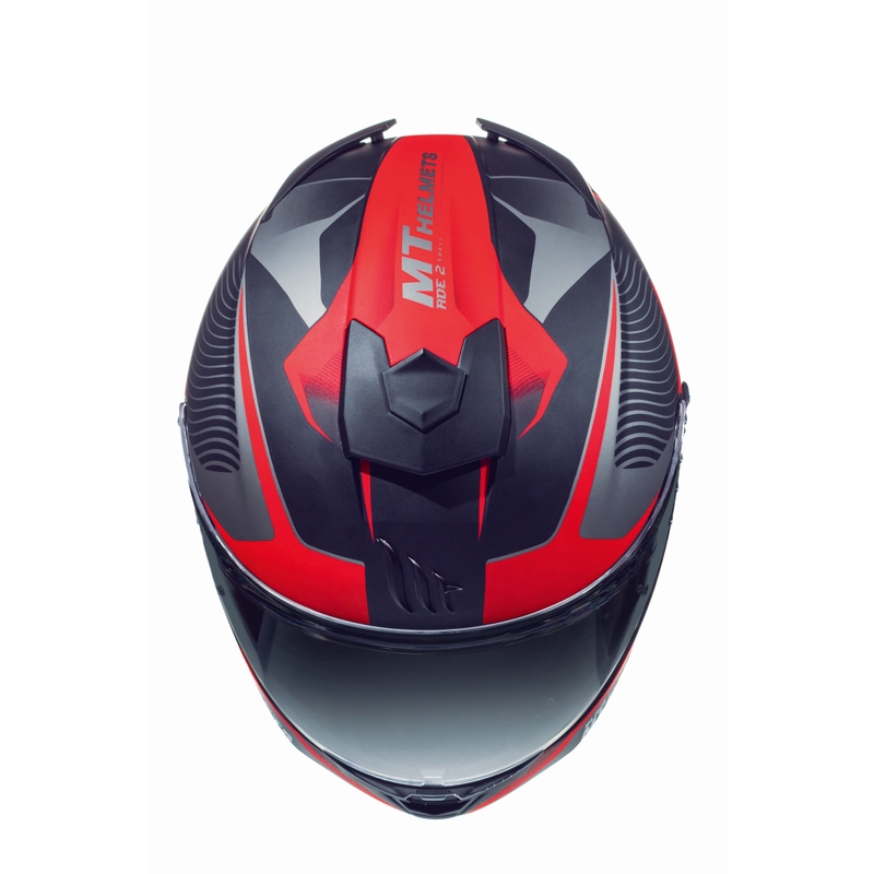 MT Blade 2 SV Blaster cască de motocicletă integrală negru mat-roșu