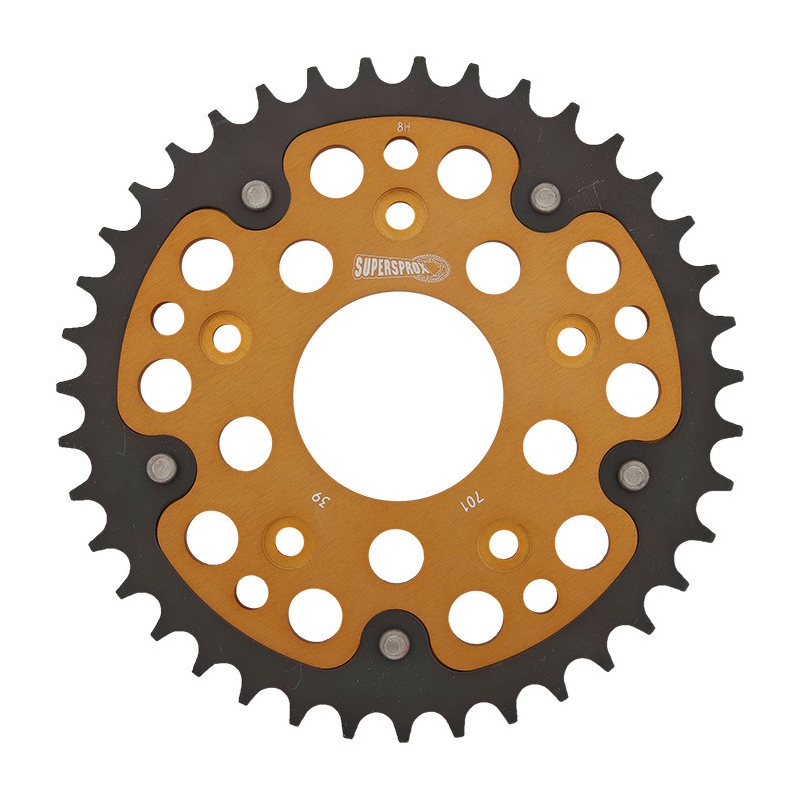 Foaie spate SUPERSPROX STEALTH auriu 39T, 520