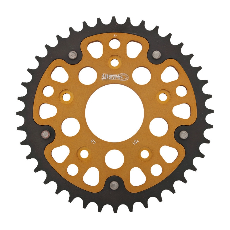 Foaie spate SUPERSPROX STEALTH auriu 40T, 520