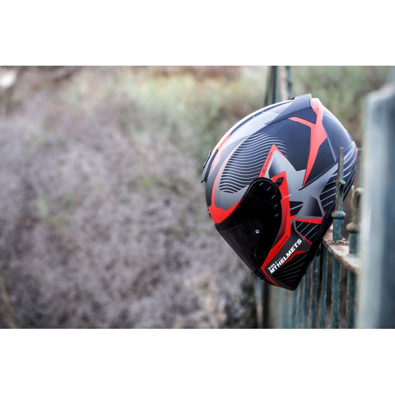 MT Blade 2 SV Blaster cască de motocicletă integrală negru mat-roșu