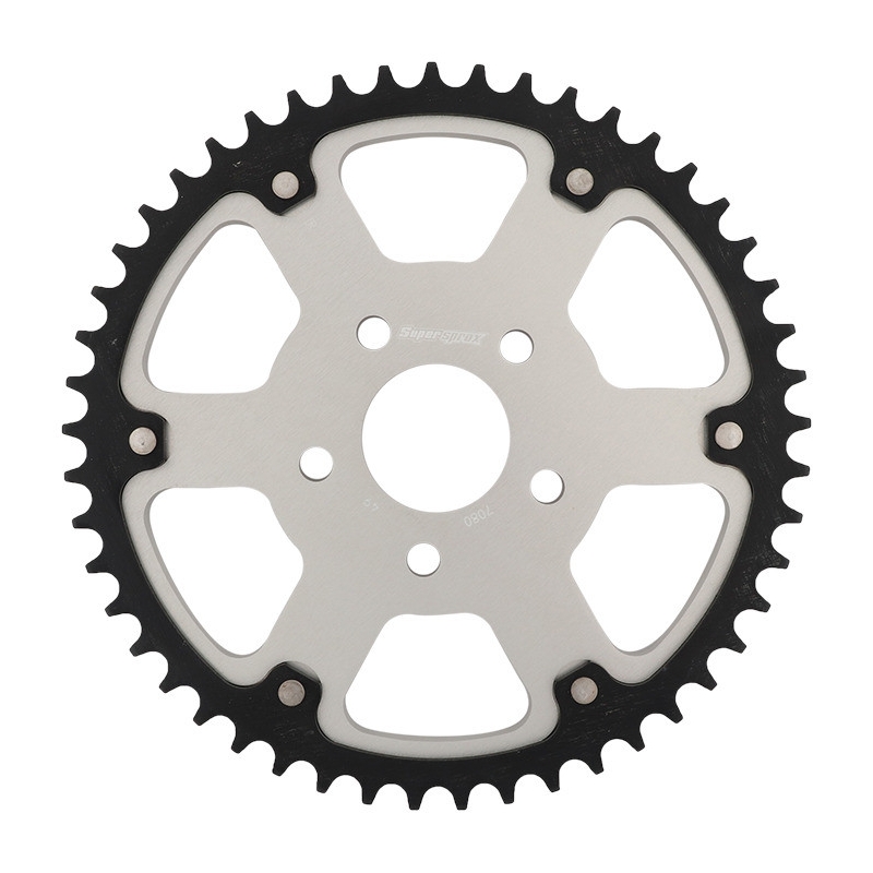 Foaie spate SUPERSPROX STEALTH argintiu 49T, 530