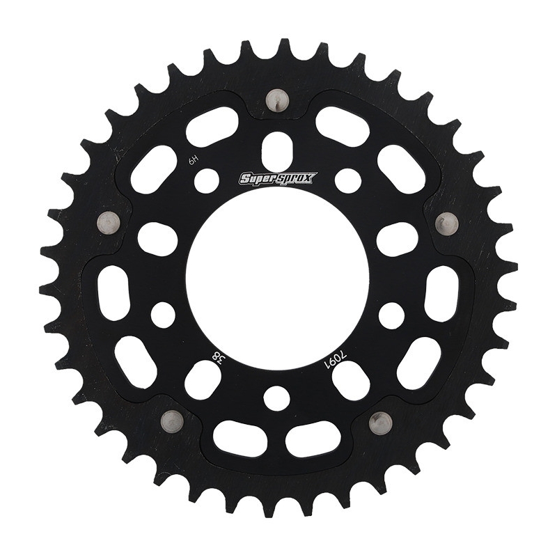 Foaie spate SUPERSPROX STEALTH Negru 38T, 520