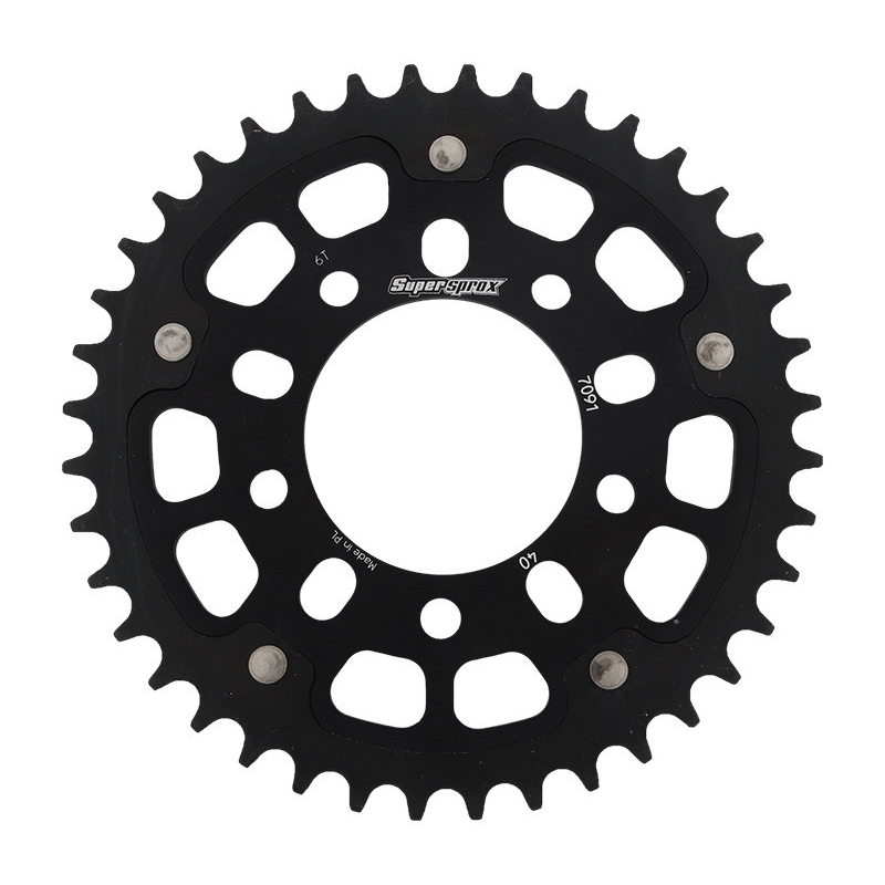 Foaie spate SUPERSPROX STEALTH Negru 40T, 520