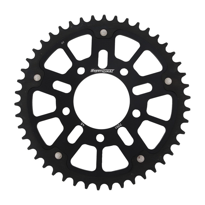 Foaie spate SUPERSPROX STEALTH Negru 46T, 520