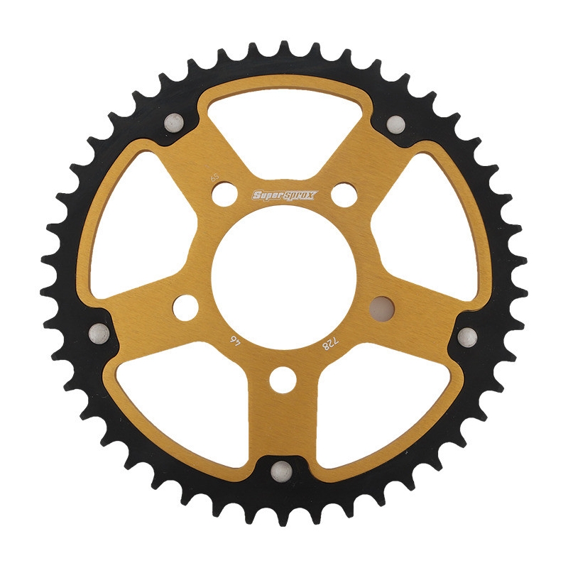 Foaie spate SUPERSPROX STEALTH auriu 46T, 520