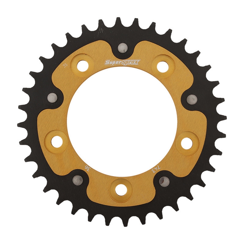Foaie spate SUPERSPROX STEALTH auriu 36T, 520