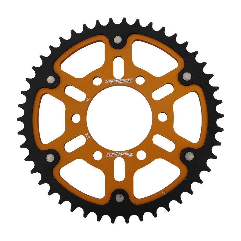 Foaie spate SUPERSPROX STEALTH auriu 46T, 530