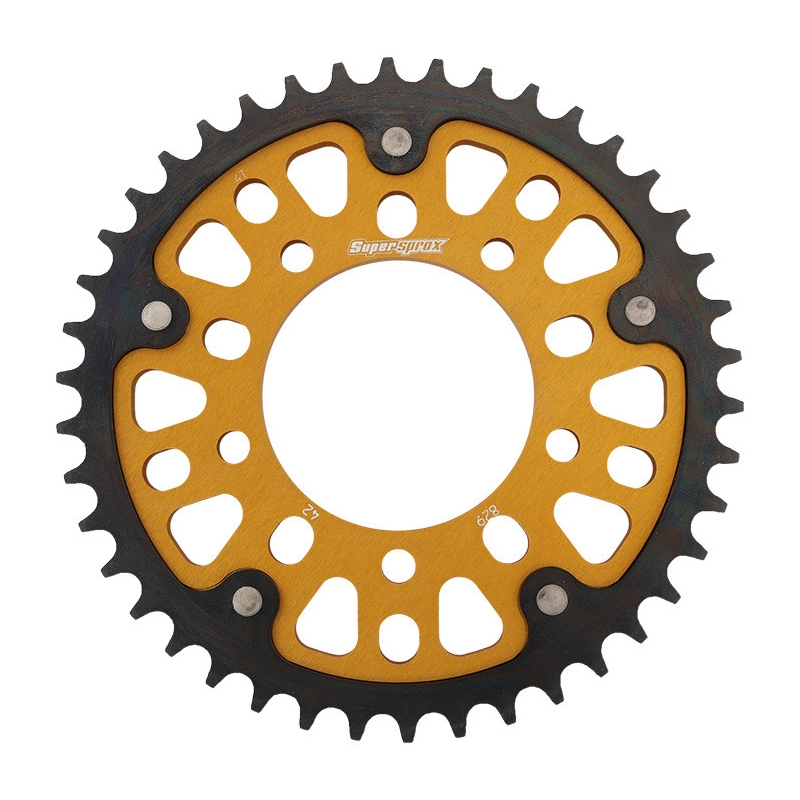 Foaie spate SUPERSPROX STEALTH auriu 42T, 530