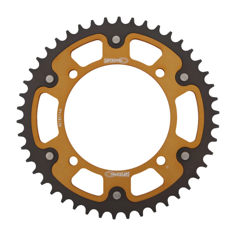 Foaie spate SUPERSPROX STEALTH auriu 46T, 520