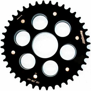 Rear sprocket STEALTH with alloy disc SUPERSPROX STEALTH with alloy disc RSA-737_530:40-BLK Negru 40T, 520