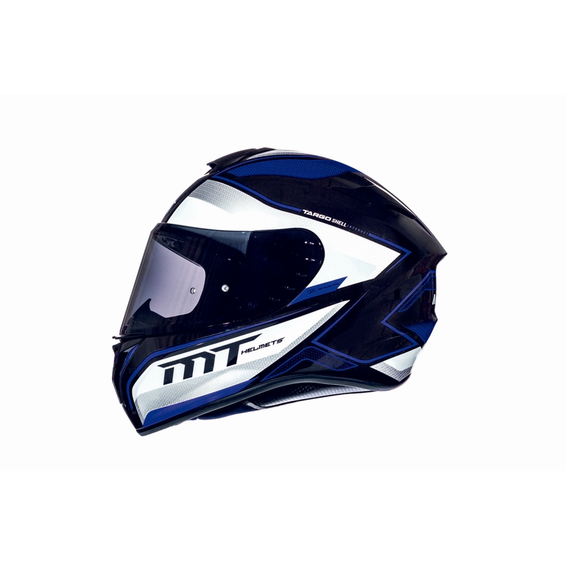 MT Targo Interact cască de motociclist integrală alb-albastru