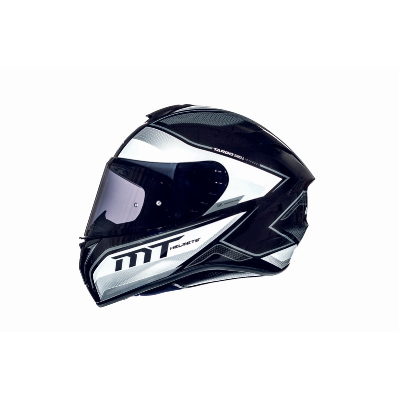 MT Targo Interact cască de motociclist integrală albă-gri