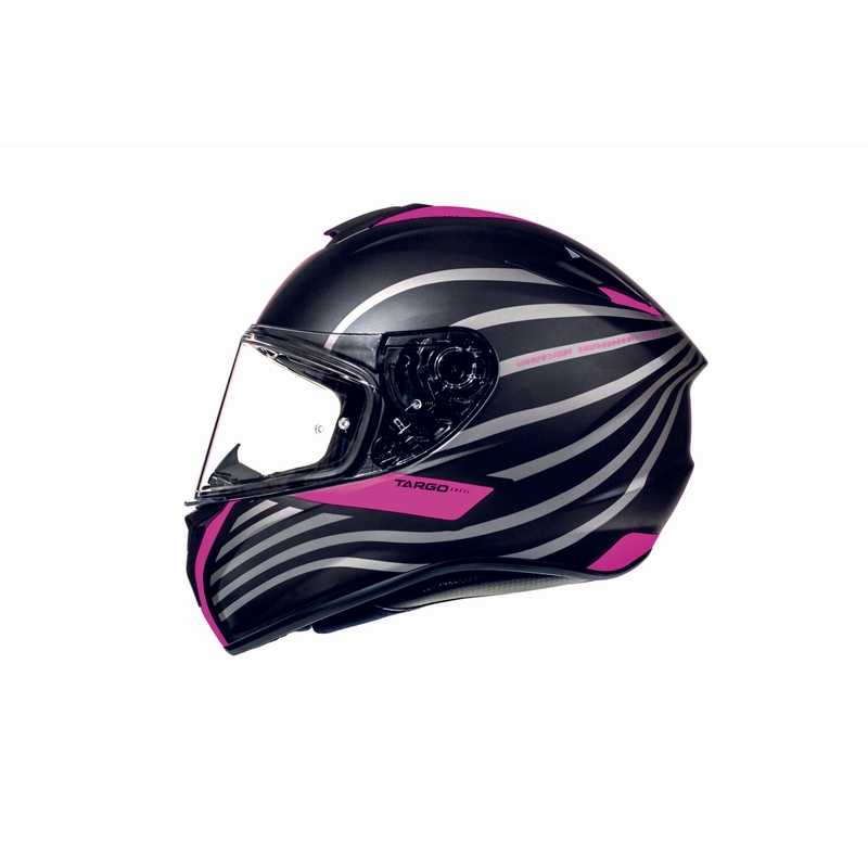 MT Targo Doppler Fluo roz mată mată cască de motocicletă integrală lichidare