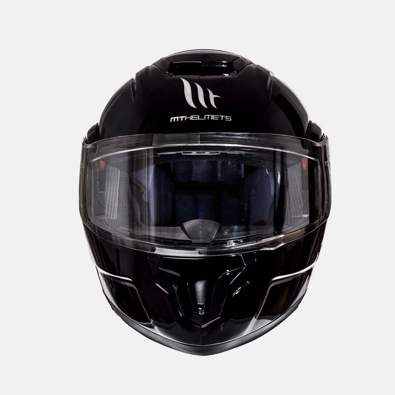 Cască de motocicletă MT Atom negru lichidare