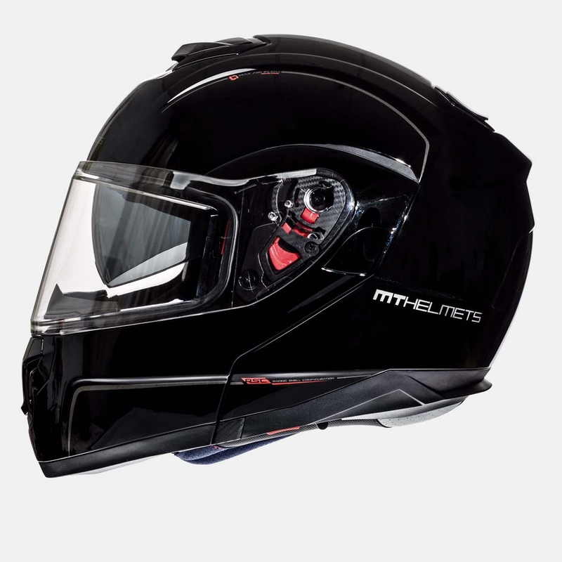 Cască de motocicletă MT Atom negru lichidare