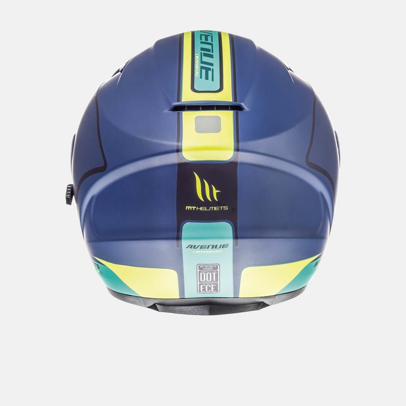 Cască de motocicletă Open MT Avenue SV Crossroad albastru mat-fluo galben lichidare