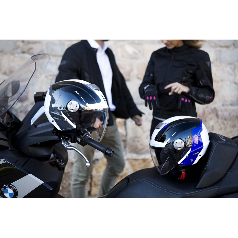 MT City Eleven SV Spark Spark negru-alb-roșu deschis casca de motocicletă lichidare