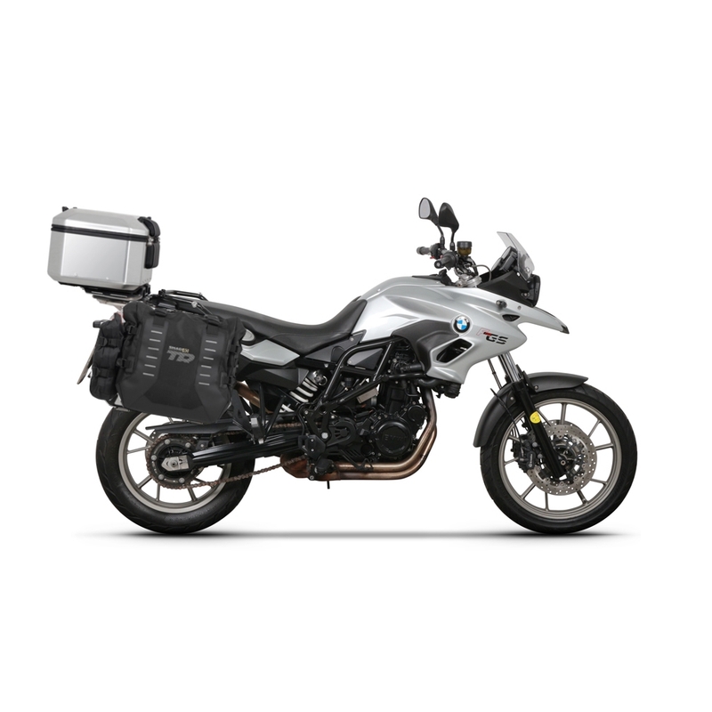 Set complet de genti laterale adventure SHAD TERRA TR40 si topcase din aluminiu SHAD TERRA 48L, incluzand kitul de montaj SHAD BMW F 650 GS / F 700 GS/ F 800 GS (2008 - 2018)