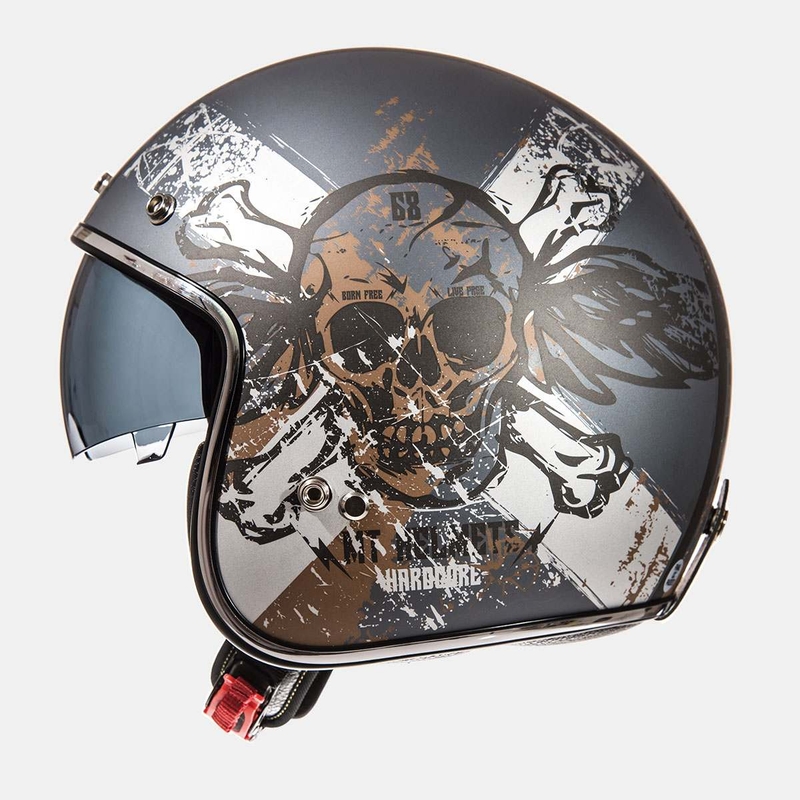 Cască de motocicletă MT LeMans SV Hardcore Open pentru motociclete
