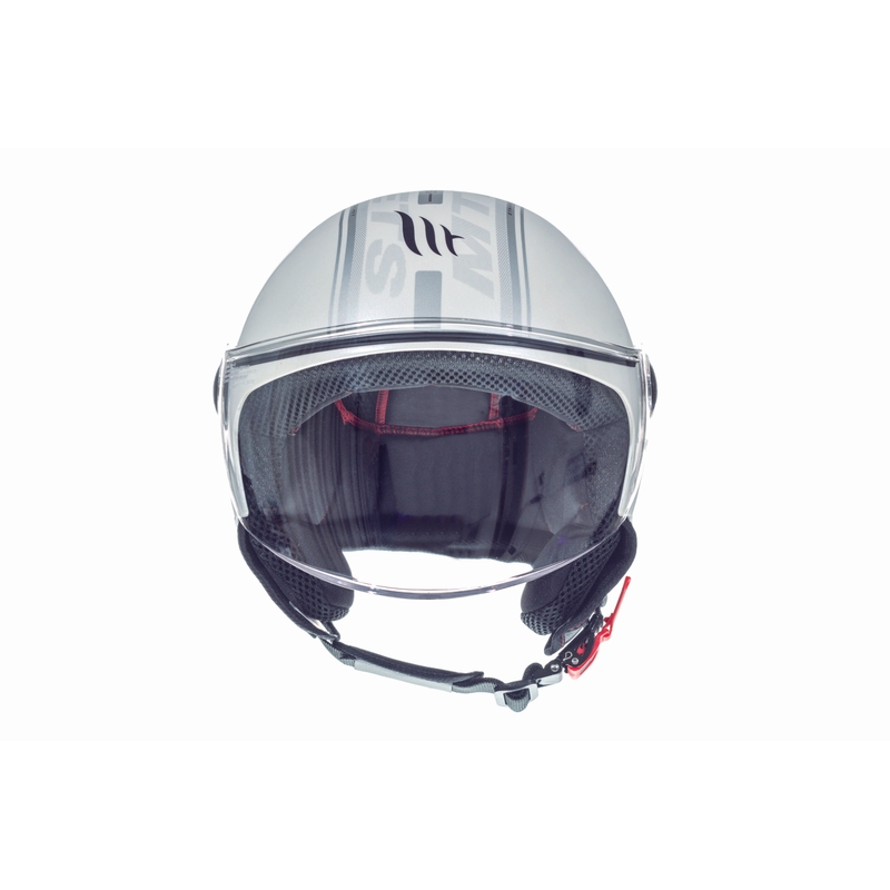 Casca de motocicletă deschisă MT Street Entire White Vânzarea lichidare