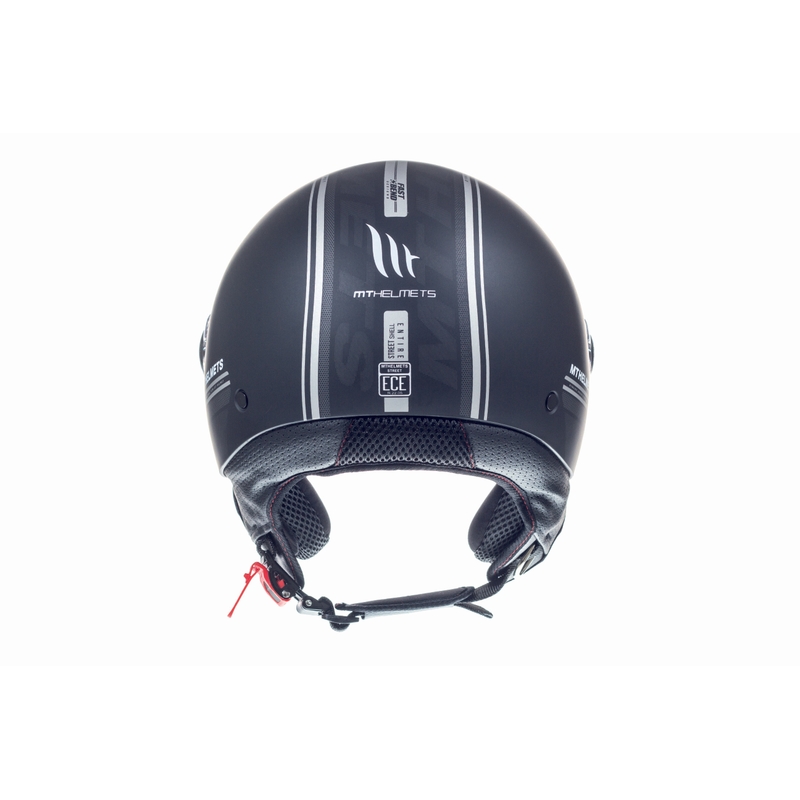 Cască de motocicletă deschisă MT Street Entire Black Matte Vânzarea lichidare