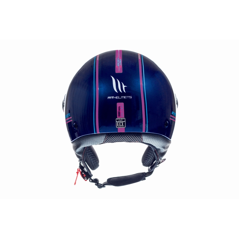 Cască de motocicletă Open MT Street Entire Blue-Fluo Pink Vânzări lichidare