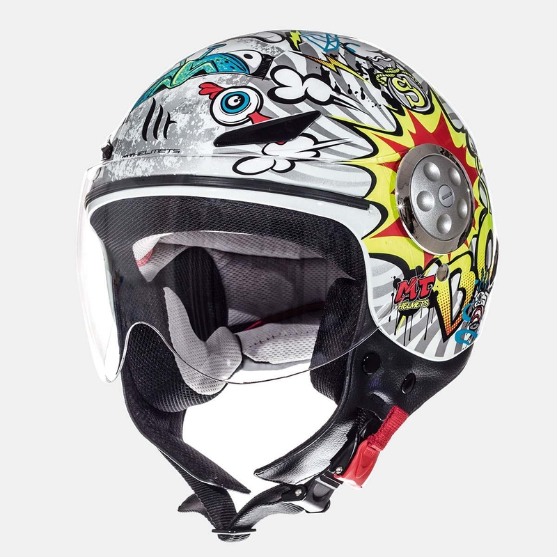 Cască de motocicletă deschisă MT Urban Street Art Open pentru copii