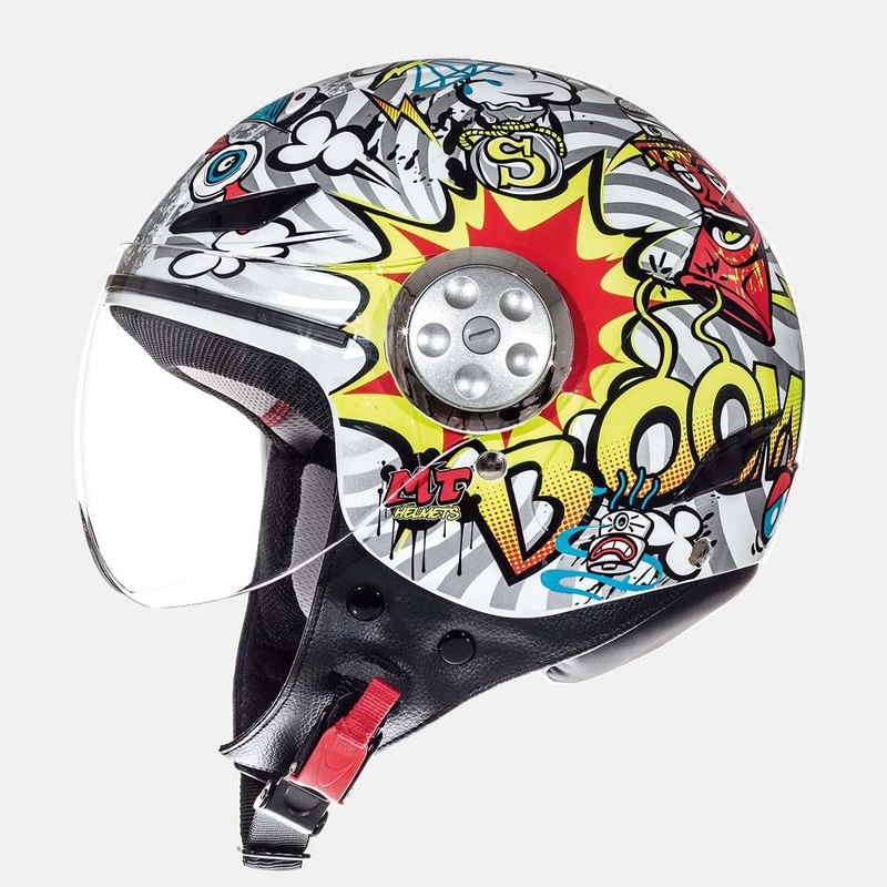 Cască de motocicletă deschisă MT Urban Street Art Open pentru copii