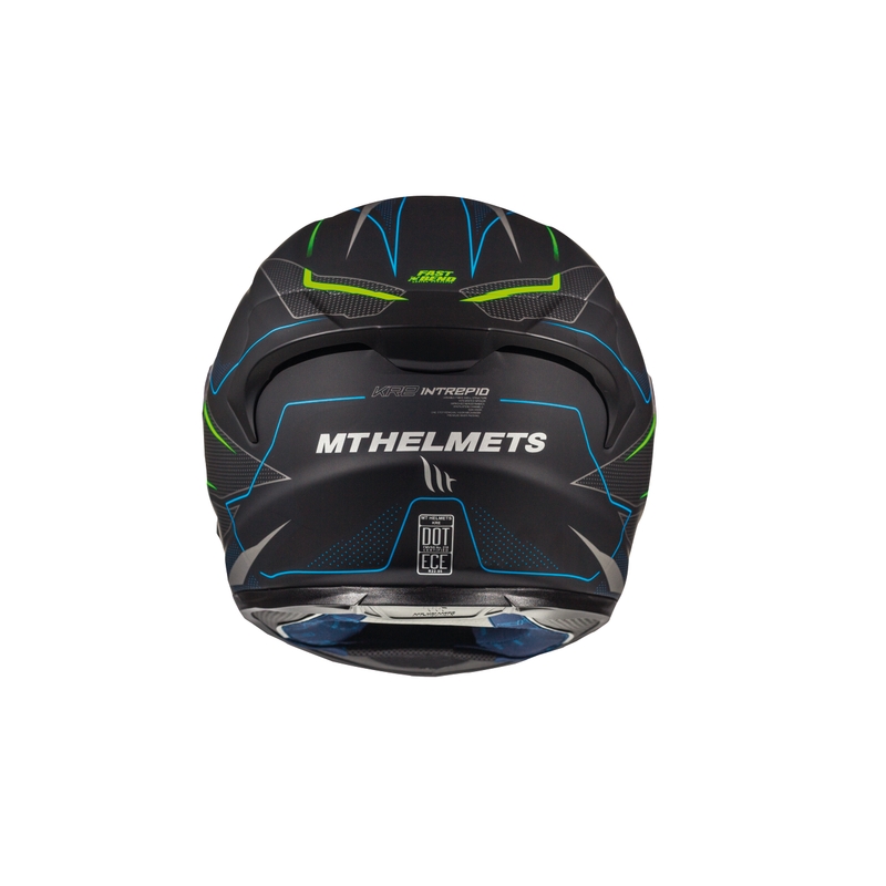 MT Kre Intrepid SV Intrepid cască de motocicletă integrală negru mat-fluo ver lichidare