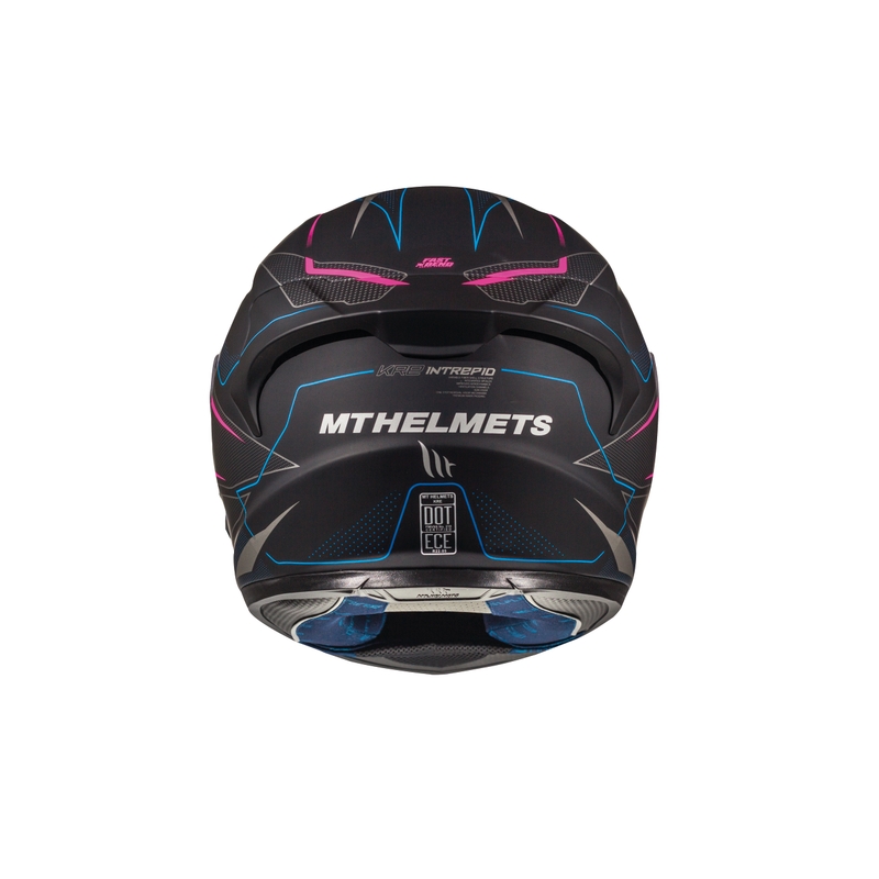 MT Kre Intrepid SV cască de motociclist integrală negru mat-fluo roz