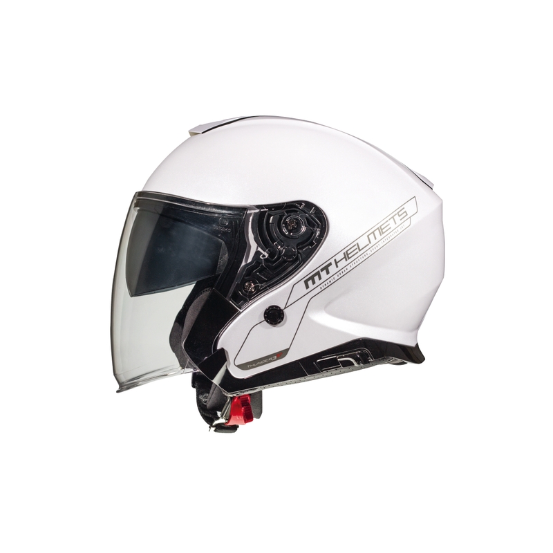 Cască de motocicletă deschisă MT Thunder SV Jet alb