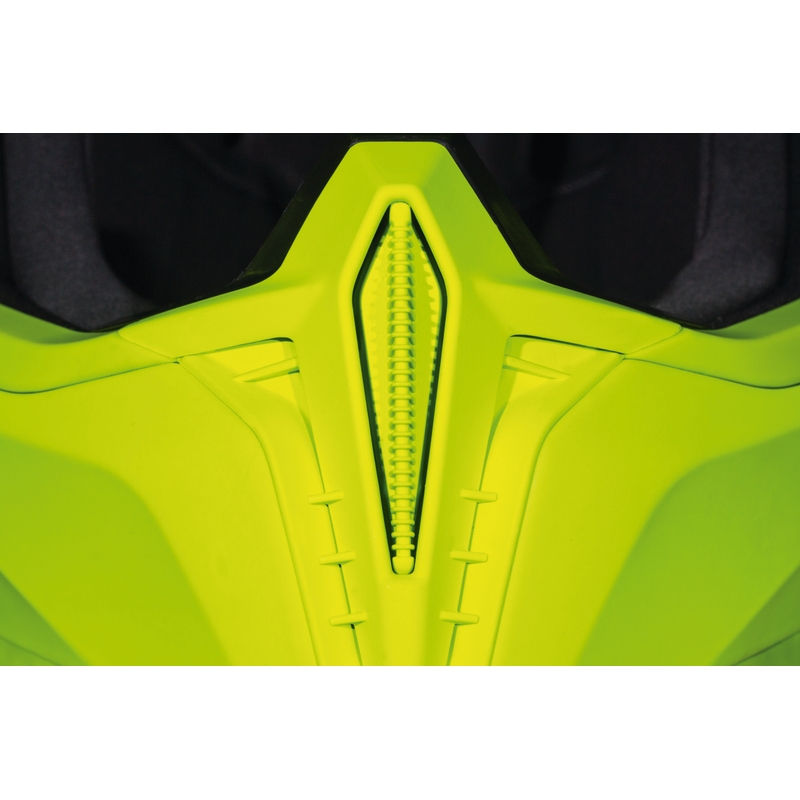 Cască de motocross MT Falcon Karson Karson galben fluo mată