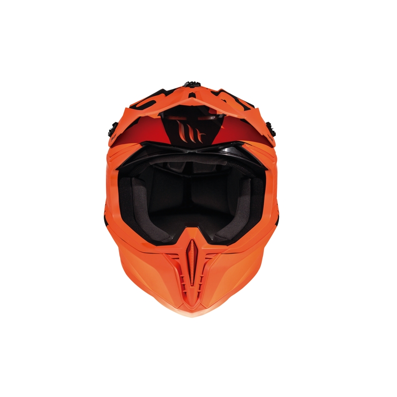 Cască de motocross MT Falcon Karson Karson portocaliu fluo mată