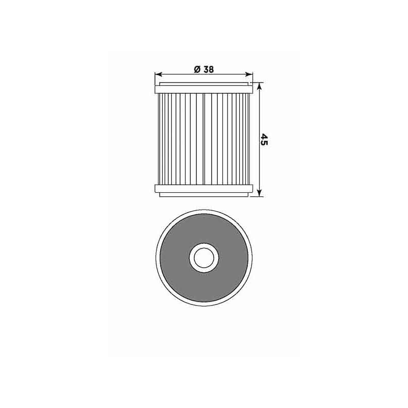 Filtru de ulei MIW (alt. HF142)