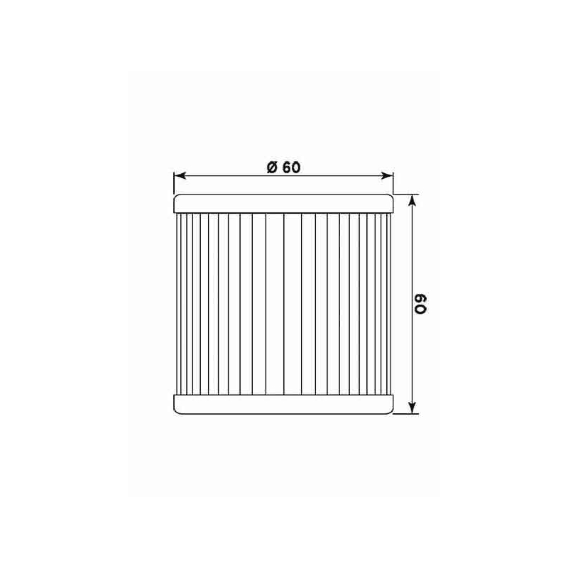 Filtru de ulei MIW (alt. HF681)