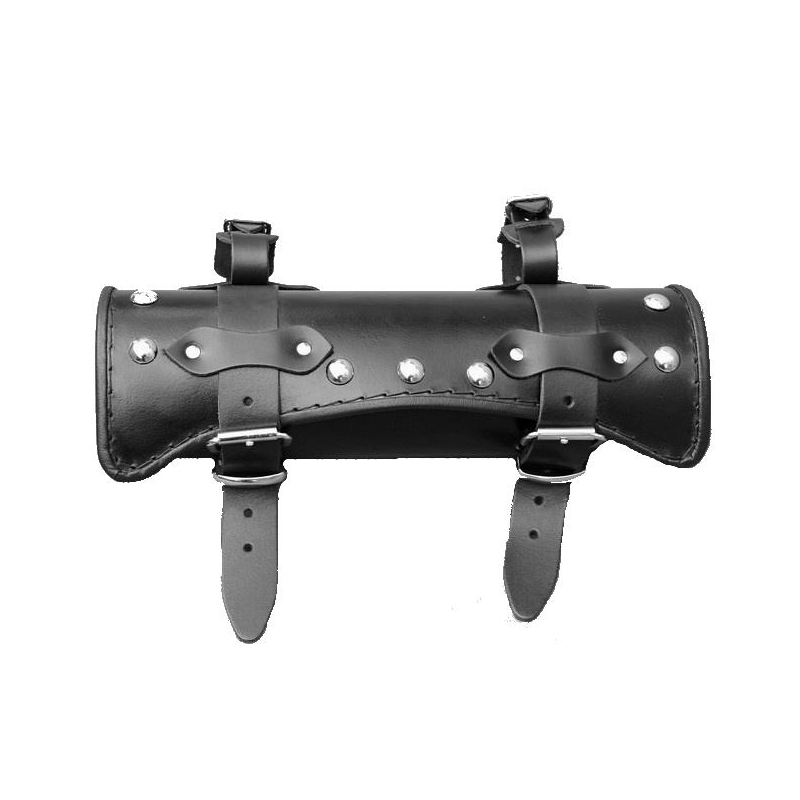 Geantă moto de piele pentru furcă Chopper/Custom RSA-8B lichidare
