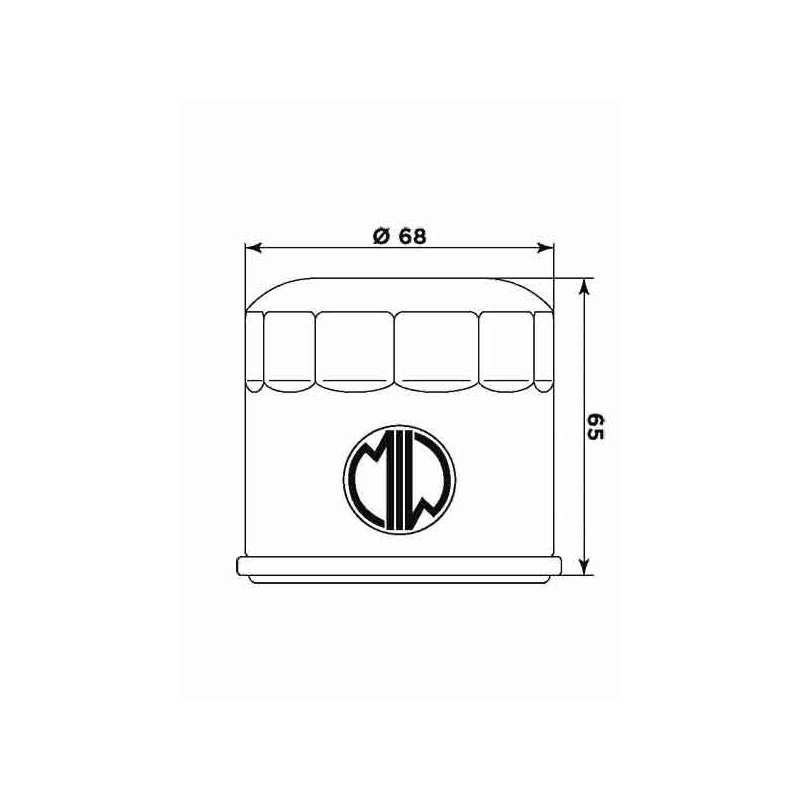 Filtru de ulei MIW (alt. HF975)