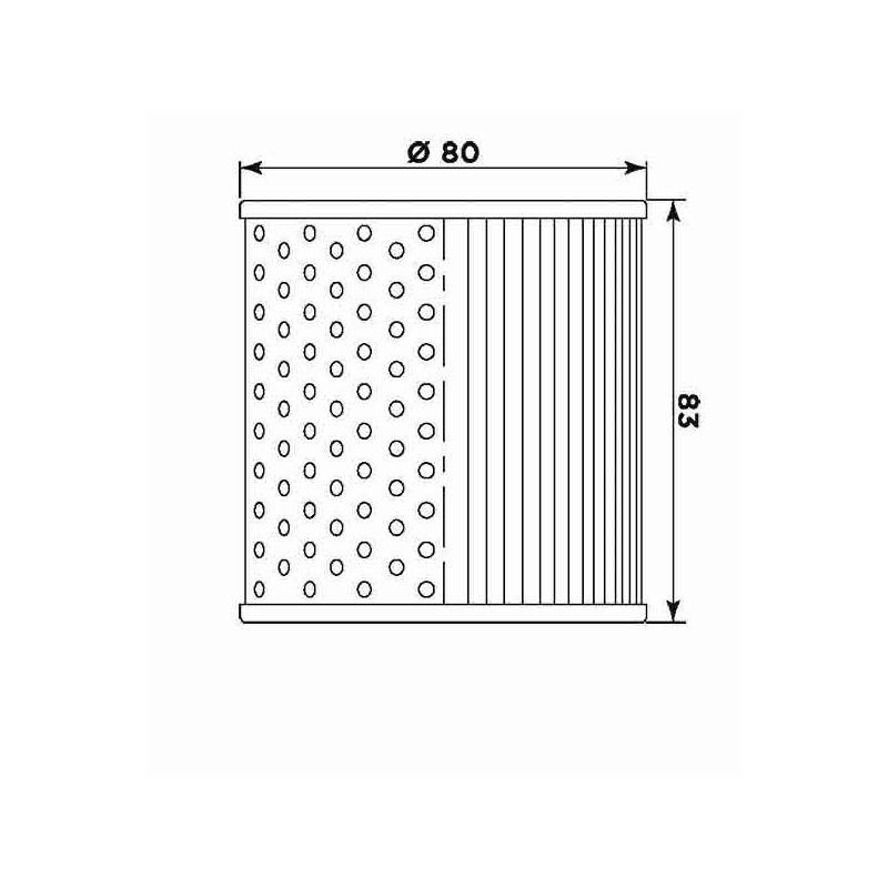 Filtru de ulei MIW (alt. HF126)