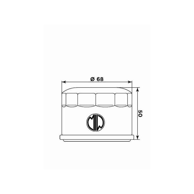 Filtru de ulei MIW (alt. HF985)