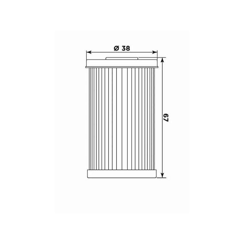 Filtru de ulei MIW (alt. HF169)